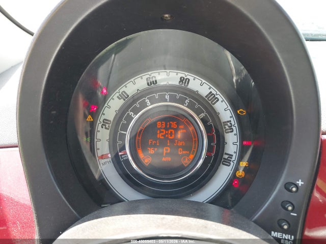 Aukcja sprzedaży 2012 Fiat 500c Lounge, vin: 3C3CFFER4CT130459, numer aukcji: 45055403