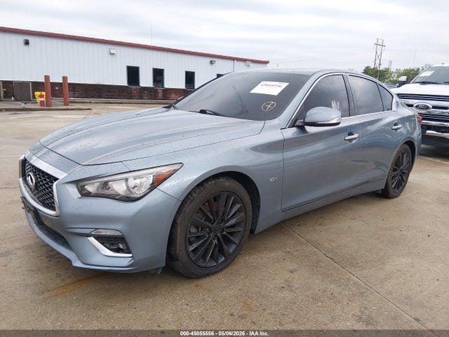 45055556 :رقم المزاد ، JN1EV7AP0JM355985 vin ، 2018 Infiniti Q50 3.0t Luxe مزاد بيع