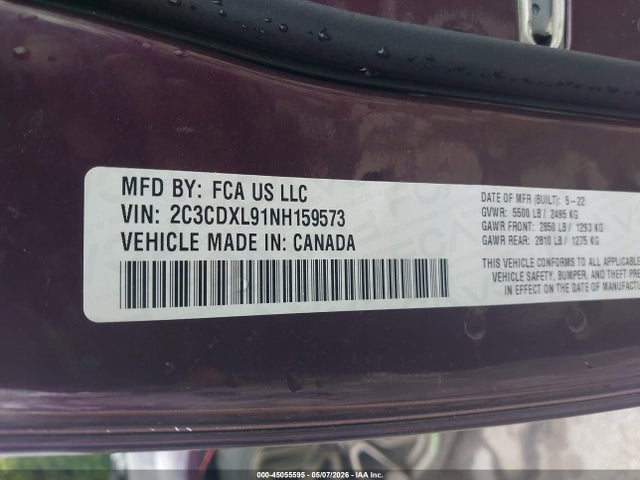 2C3CDXL91NH159573 Dodge Charger Srt Jailbreak