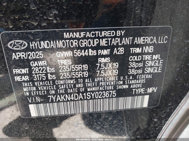 Hyundai Ioniq 5 Sel 2025 7YAKN4DA1SY023675 Image 9