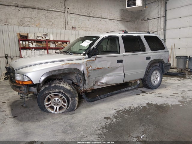 45055663 :رقم المزاد ، 1B4HS38N82F180047 vin ، 2002 Dodge Durango Sport مزاد بيع