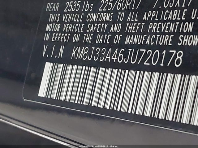 Hyundai TUCSON SEL 2018 KM8J33A46JU720178 Image 9