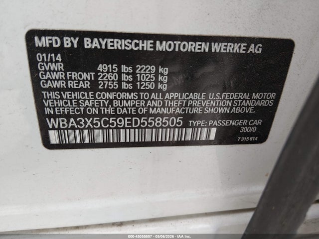 Aukcja sprzedaży 2014 Bmw 328i Gran Turismo Xdrive, vin: WBA3X5C59ED558505, numer aukcji: 45055807