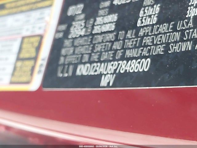 Aukcja sprzedaży 2023 Kia Soul Lx, vin: KNDJ23AU6P7848600, numer aukcji: 45055860