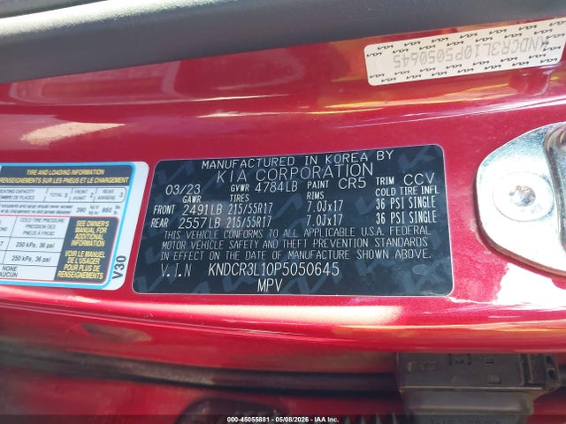 KIA Niro Ev Wind 2023 KNDCR3L10P5050645 Image 9