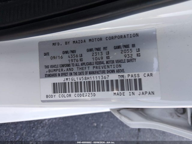 Mazda Mazda6 Touring 2017 JM1GL1V58H1111367 Image 9