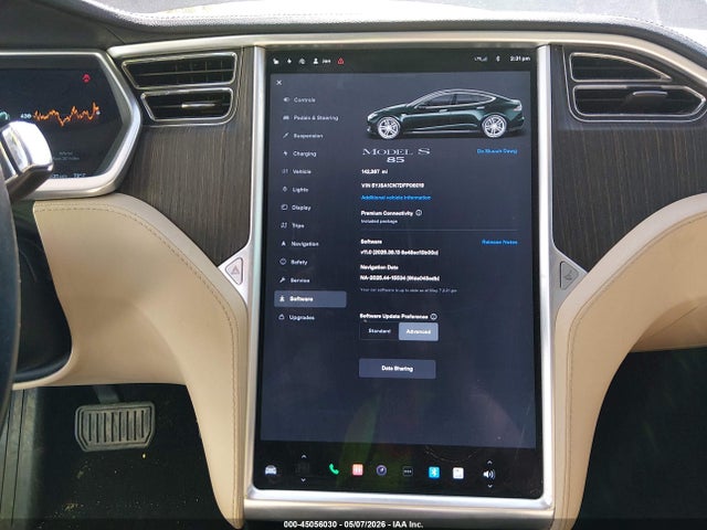 Aukcja sprzedaży 2013 Tesla Model S, vin: 5YJSA1CN7DFP06019, numer aukcji: 45056030
