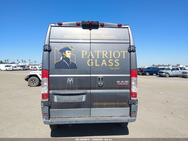 45056070 :رقم المزاد ، 3C6TRVDGXGE124499 vin ، 2016 Ram Promaster 2500 High Roof مزاد بيع