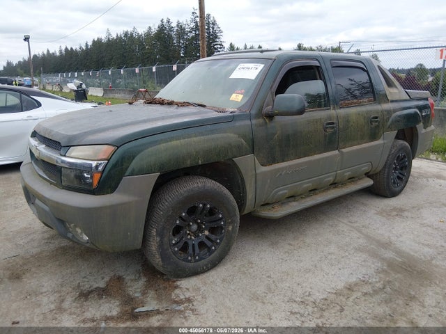 2002 Chevrolet Avalanche 1500 მანქანა იყიდება აუქციონზე, vin: 3GNEK13TX2G226922, აუქციონის ნომერი: 45056178
