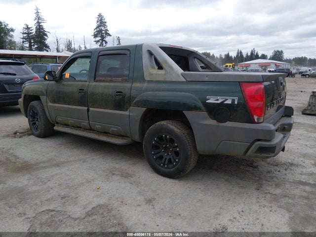 2002 Chevrolet Avalanche 1500 მანქანა იყიდება აუქციონზე, vin: 3GNEK13TX2G226922, აუქციონის ნომერი: 45056178