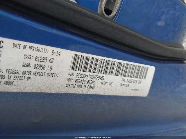Продаж на аукціоні авто 2014 Dodge Charger Police, vin: 2C3CDXATXEH329489, номер лоту: 45056223
