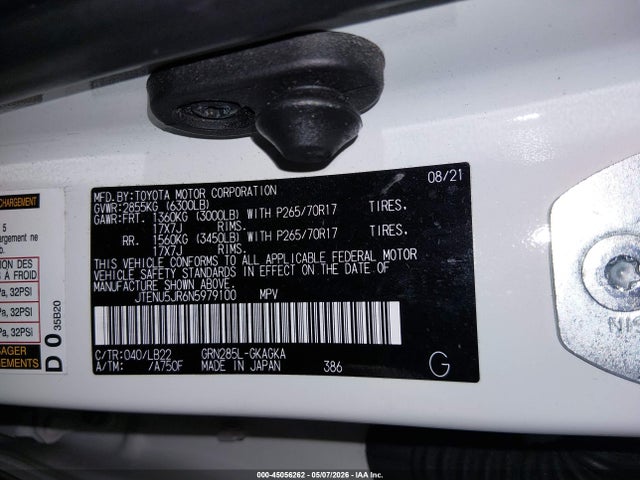 Toyota 4runner Sr5 Premium 2022 JTENU5JR6N5979100 Image 9