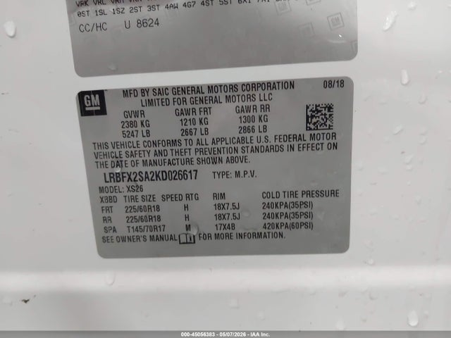 Buick Envision Awd Essence 2019 LRBFX2SA2KD026617 Image 9
