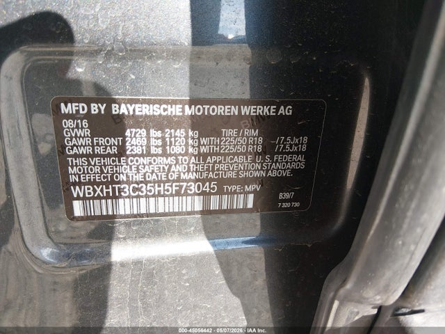 BMW X1 Xdrive28i 2017 WBXHT3C35H5F73045 Image 9
