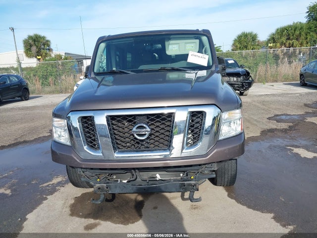 2018 Nissan Nv Passenger Nv3500 Hd Sl V8 მანქანა იყიდება აუქციონზე, vin: 5BZAF0AA1JN850380, აუქციონის ნომერი: 45056456