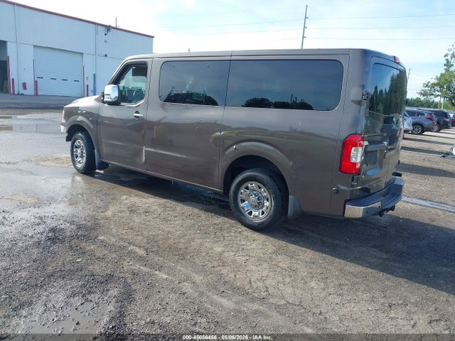 2018 Nissan Nv Passenger Nv3500 Hd Sl V8 მანქანა იყიდება აუქციონზე, vin: 5BZAF0AA1JN850380, აუქციონის ნომერი: 45056456