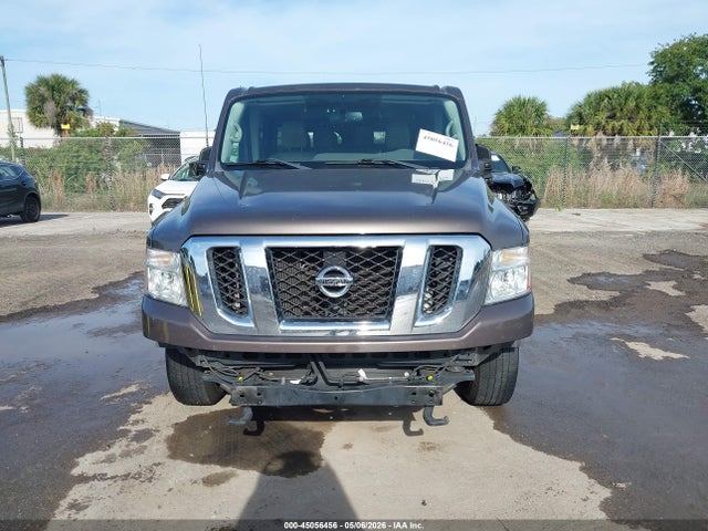2018 Nissan Nv Passenger Nv3500 Hd Sl V8 მანქანა იყიდება აუქციონზე, vin: 5BZAF0AA1JN850380, აუქციონის ნომერი: 45056456