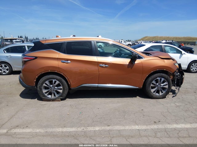 Продаж на аукціоні авто 2016 Nissan Murano Sl, vin: 5N1AZ2MH3GN163398, номер лоту: 45056478