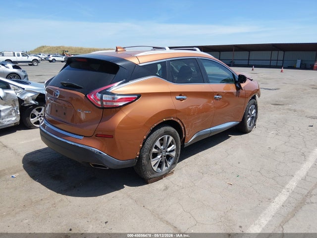 Продаж на аукціоні авто 2016 Nissan Murano Sl, vin: 5N1AZ2MH3GN163398, номер лоту: 45056478