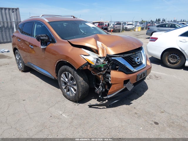 Продаж на аукціоні авто 2016 Nissan Murano Sl, vin: 5N1AZ2MH3GN163398, номер лоту: 45056478