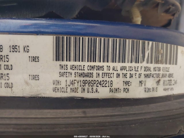 Продажа на аукционе авто 1995 Jeep Wrangler / Yj S/rio Grande, vin: 1J4FY19P0SP242218, номер лота: 45056527