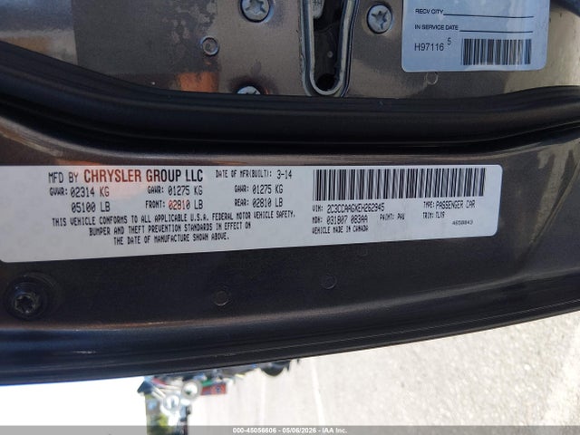 Aukcja sprzedaży 2014 Chrysler 300, vin: 2C3CCAAGXEH262945, numer aukcji: 45056606