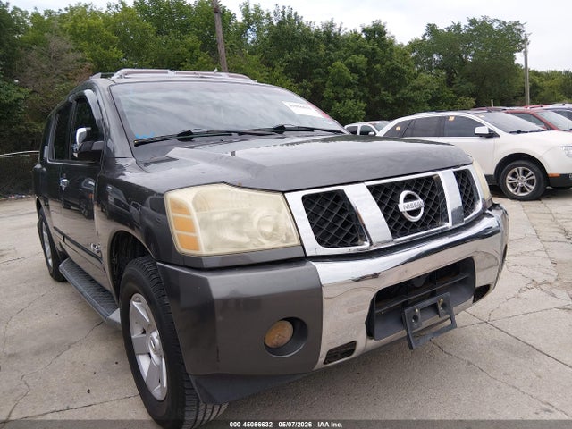 2005 Nissan Armada Le მანქანა იყიდება აუქციონზე, vin: 5N1AA08A15N725160, აუქციონის ნომერი: 45056632