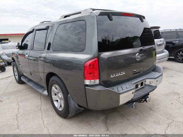 2005 Nissan Armada Le მანქანა იყიდება აუქციონზე, vin: 5N1AA08A15N725160, აუქციონის ნომერი: 45056632
