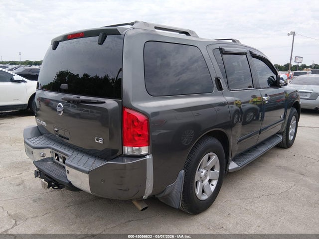 2005 Nissan Armada Le მანქანა იყიდება აუქციონზე, vin: 5N1AA08A15N725160, აუქციონის ნომერი: 45056632