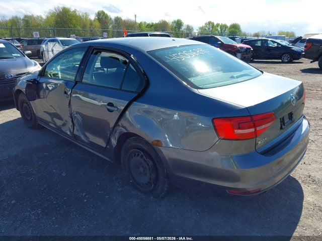 2015 Volkswagen Jetta 2.0l S მანქანა იყიდება აუქციონზე, vin: 3VW1K7AJXFM357834, აუქციონის ნომერი: 45056881