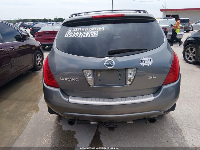 2007 Nissan Murano Sl მანქანა იყიდება აუქციონზე, vin: JN8AZ08TX7W503569, აუქციონის ნომერი: 45057018