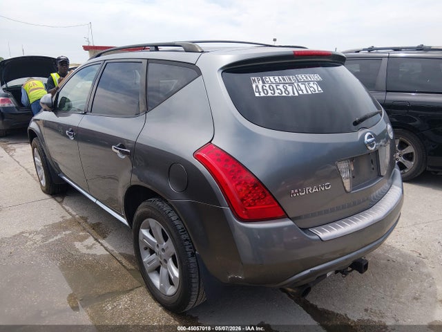 2007 Nissan Murano Sl მანქანა იყიდება აუქციონზე, vin: JN8AZ08TX7W503569, აუქციონის ნომერი: 45057018