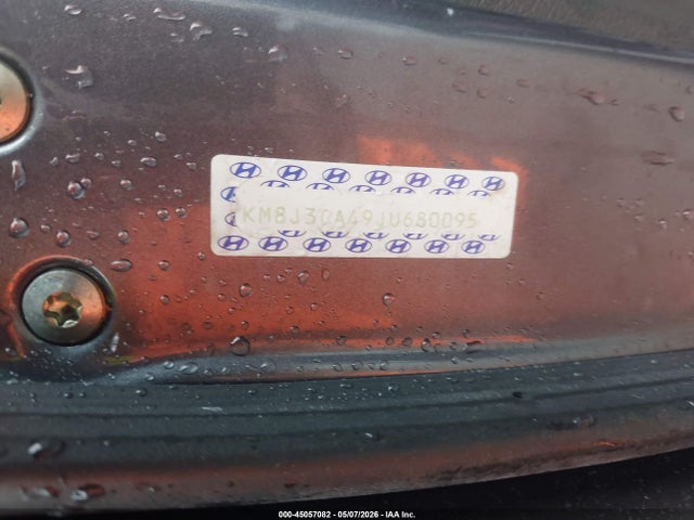KM8J3CA49JU680095 Hyundai TUCSON SEL