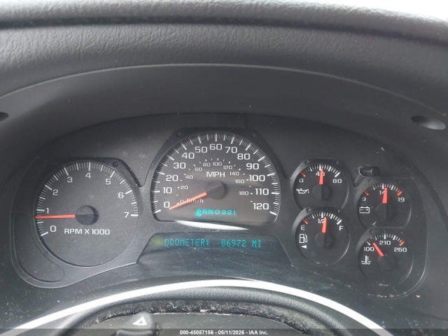 45057156 :رقم المزاد ، 1GNDT13S652251619 vin ، 2005 Chevrolet Trailblazer Lt مزاد بيع