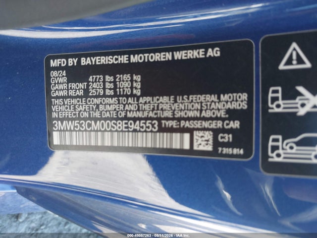 BMW M240 I Xdrive 2025 3MW53CM00S8E94553 Image 9