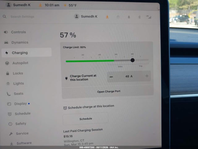 45057280 :رقم المزاد ، 7SAYGDED6PF948659 vin ، 2023 Tesla Model Y Rwd مزاد بيع