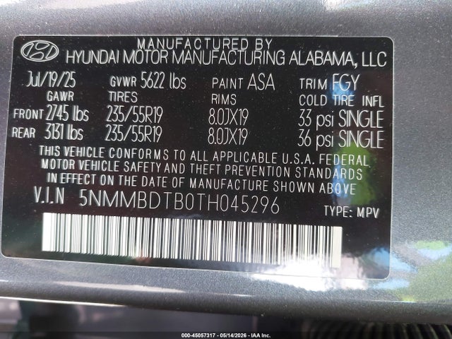Genesis Gv70 2.5t Advanced 2026 5NMMBDTB0TH045296 Image 9