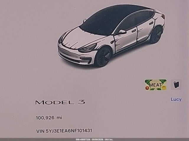 Tesla Model 3 Rear-wheel Drive 2022 5YJ3E1EA6NF101431 Image 14