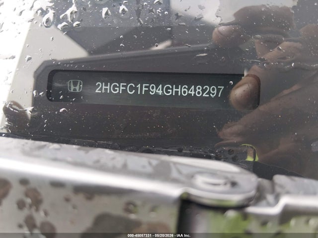 Продаж на аукціоні авто 2016 Honda Civic Touring, vin: 2HGFC1F94GH648297, номер лоту: 45057331
