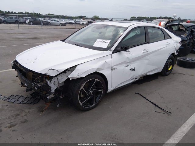 2023 Hyundai Elantra N Line მანქანა იყიდება აუქციონზე, vin: KMHLR4AF9PU475125, აუქციონის ნომერი: 45057349