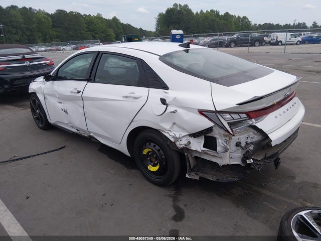 2023 Hyundai Elantra N Line მანქანა იყიდება აუქციონზე, vin: KMHLR4AF9PU475125, აუქციონის ნომერი: 45057349