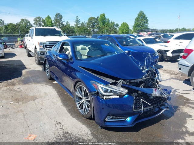 45057358 :رقم المزاد ، JN1EV7EK7JM341077 vin ، 2018 Infiniti Q60 3.0t Luxe مزاد بيع