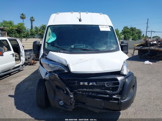 Auction sale of the 2024 Ram Promaster 2500 Tradesman High Roof 159 Wb W/pass Seat, vin: 3C6LRVDG5RE142105, lot number: 45057480