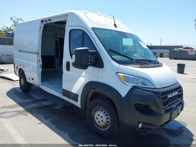2025 Ram Promaster 2500 Tradesman High Roof 159 Wb W/pass Seat მანქანა იყიდება აუქციონზე, vin: 3C6LRVDG8SE504238, აუქციონის ნომერი: 45057553