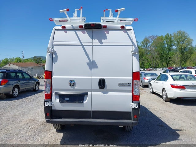 45057621 :رقم المزاد ، 3C6LRVCG7PE563628 vin ، 2023 Ram Promaster 2500 High Roof 136 Wb مزاد بيع