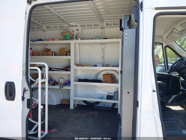 45057621 :رقم المزاد ، 3C6LRVCG7PE563628 vin ، 2023 Ram Promaster 2500 High Roof 136 Wb مزاد بيع
