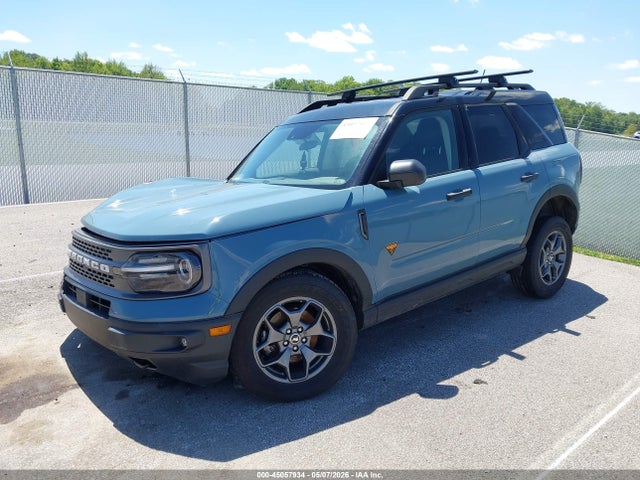 Aukcja sprzedaży 2021 Ford Bronco Sport Badlands, vin: 3FMCR9D99MRA07188, numer aukcji: 45057934