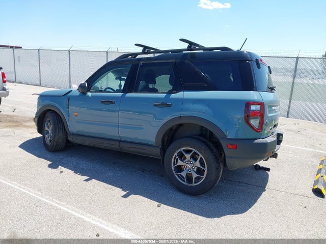 Aukcja sprzedaży 2021 Ford Bronco Sport Badlands, vin: 3FMCR9D99MRA07188, numer aukcji: 45057934