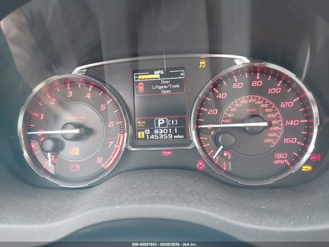 45057943 :رقم المزاد ، JF1VA1E67H8829253 vin ، 2017 Subaru Wrx Premium مزاد بيع