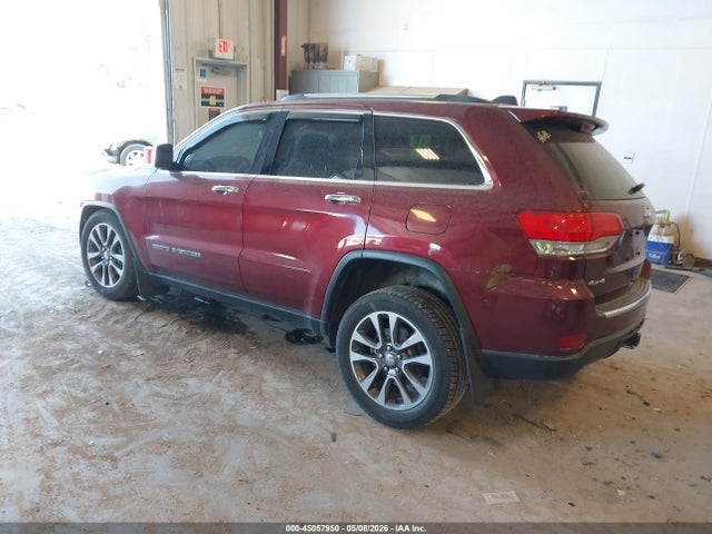 2018 Jeep Grand Cherokee Limited 4x4 მანქანა იყიდება აუქციონზე, vin: 1C4RJFBG8JC300113, აუქციონის ნომერი: 45057950